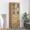 vidaXL Highboard Artisan Oak 69,5 x 34 x 180 &epsilon;&kappa;. &Epsilon;&pi;&epsilon;&xi;&epsilon;&rho;&gamma;&alpha;&sigma;&mu;έ&nu;&omicron; &xi;ύ&lambda;&omicron;