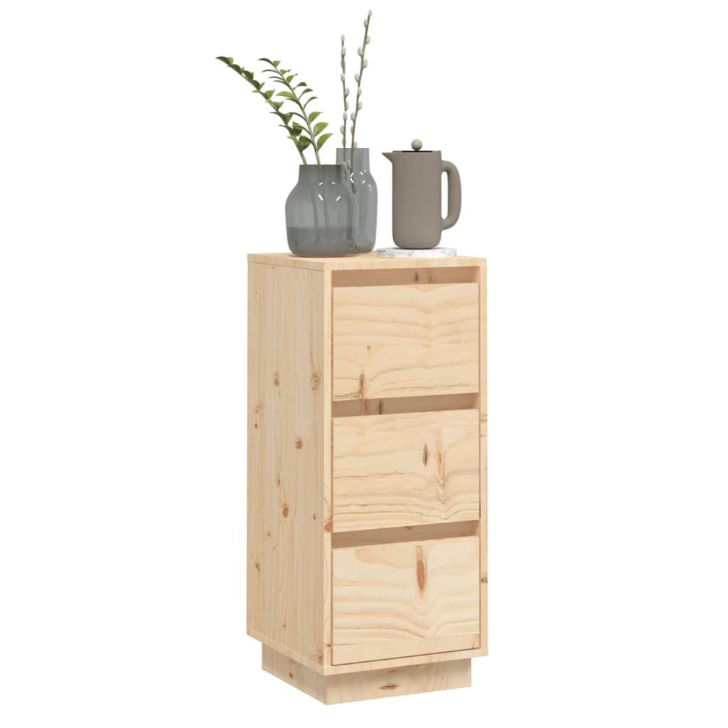 vidaXL Ντουλάπι 32 x 34 x 75 εκ. από Μασίφ Ξύλο Πεύκου