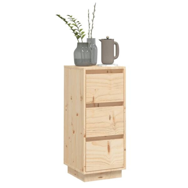 vidaXL Ντουλάπι 32 x 34 x 75 εκ. από Μασίφ Ξύλο Πεύκου