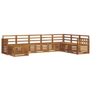 vidaXL &Sigma;&epsilon;&iota;&rho;ά &Kappa;&alpha;&nu;&alpha;&pi;έ &Epsilon;&xi;&omega;&tau;&epsilon;&rho;&iota;&kappa;&omicron;ύ 8 pcs &Phi;&upsilon;&sigma;&iota;&kappa;ό &Sigma;&tau;&epsilon;&rho;&epsilon;ό &Xi;ύ&lambda;&omicron; &Alpha;&kappa;&alpha;&kappa;ί&alpha;&sigmaf;