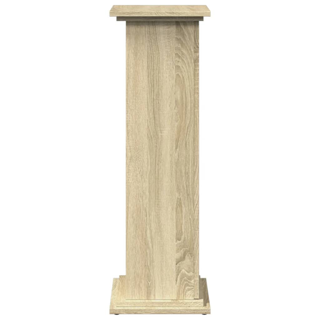 vidaXL Βάση Οθόνης με Αποθ. Sonoma Δρυς 31x30x90 εκ Επεξεργασμένο Ξύλο