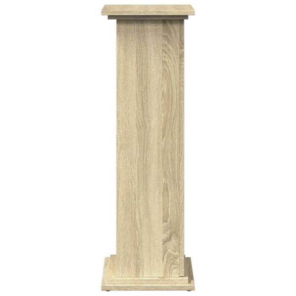 vidaXL Βάση Οθόνης με Αποθ. Sonoma Δρυς 31x30x90 εκ Επεξεργασμένο Ξύλο