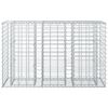 vidaXL &Alpha;&nu;&alpha;&sigma;&eta;&kappa;&omega;&mu;έ&nu;&omicron; &kappa;&rho;&epsilon;&beta;ά&tau;&iota; gabion &Alpha;&sigma;&eta;&mu;ί 130 x 50 x 80 cm