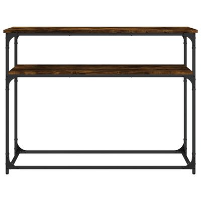 vidaXL Τραπέζι Κονσόλα Καπνιστή Δρυς 100x35,5x75 εκ. Επεξεργ. Ξύλο