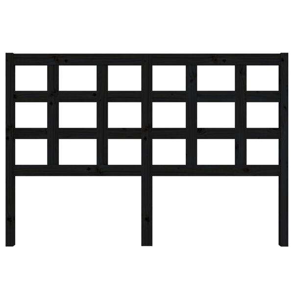 vidaXL Κεφαλάρι Κρεβατιού 145,5 x 4 x 100 εκ. από Μασίφ Ξύλο Πεύκου