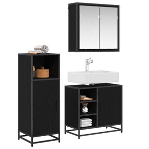 vidaXL &Sigma;&epsilon;&tau; &Epsilon;&pi;ί&pi;&lambda;&omega;&nu; &Mu;&pi;ά&nu;&iota;&omicron;&upsilon; 3 &tau;&mu;&chi;. &Mu;&alpha;ύ&rho;&eta; &Omicron;&xi;&upsilon;ά 65 x 33 x 60 &epsilon;&kappa;