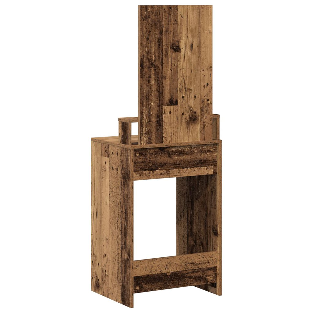 vidaXL Τουαλέτα με Συρτάρια από Παλιό Ξύλο 50x41x140 εκ