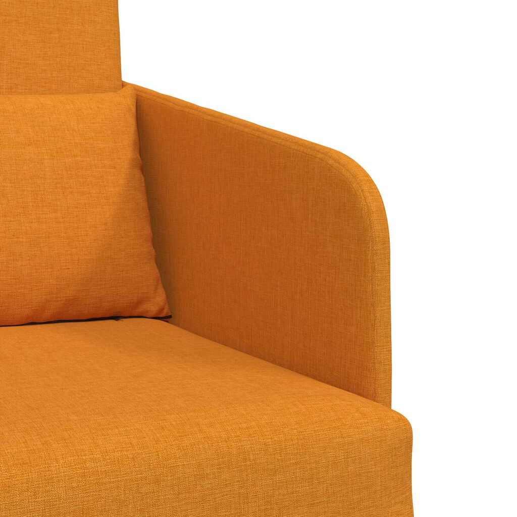 vidaXL Καναπές Κρεβάτι 2 σε 1 Σκούρο Κίτρινο 65x80x83 εκατοστά ύφασμα