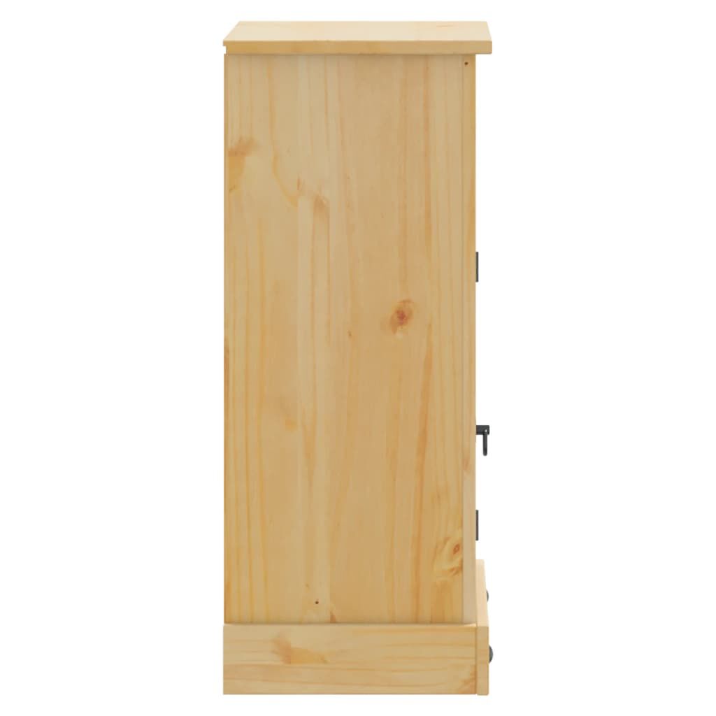 vidaXL Ντουλάπι Μπάνιου Corona 45x33x80 εκ. από Μασίφ Ξύλο Πεύκου