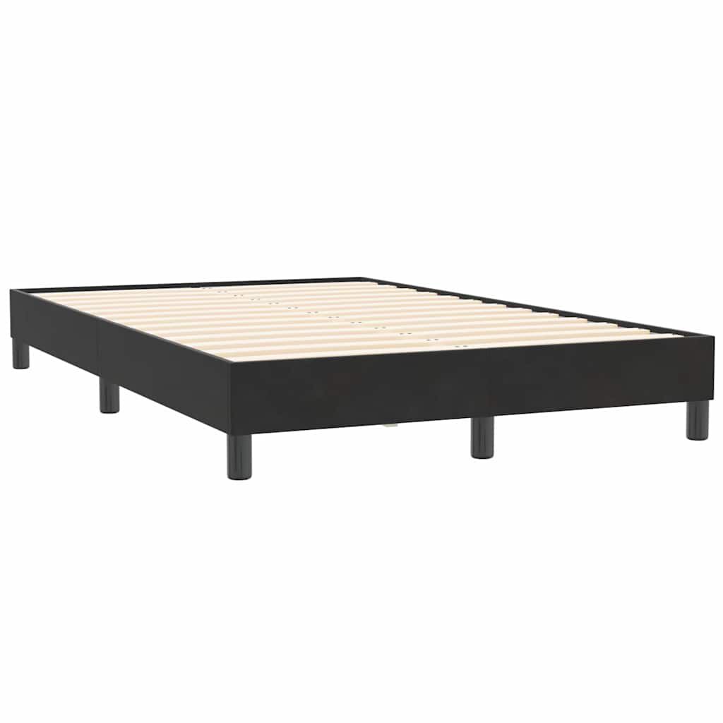 vidaXL Πλαίσιο κρεβατιού χωρίς στρώμα Μαύρο 120x210 cm Βελούδινο