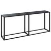 vidaXL &Tau;&rho;&alpha;&pi;έ&zeta;&iota; &Kappa;&omicron;&nu;&sigma;ό&lambda;&alpha; &Mu;&alpha;ύ&rho;&omicron; 180 x 35 x 75,5 &epsilon;&kappa;. &alpha;&pi;ό &Psi;&eta;&mu;έ&nu;&omicron; &Gamma;&upsilon;&alpha;&lambda;ί