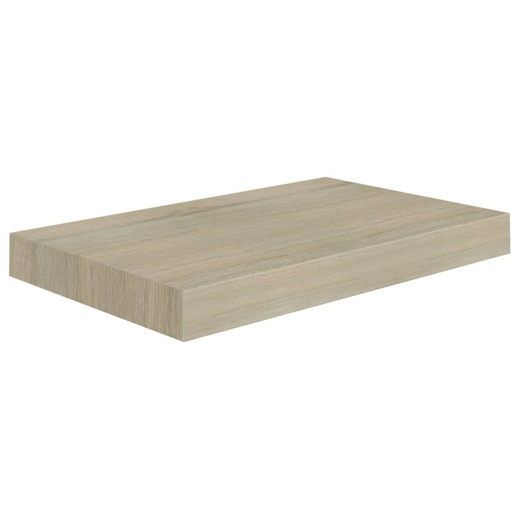 vidaXL Ράφια Τοίχου 4 τεμ. Χρώμα Δρυός 40x23x3,8 εκ. MDF