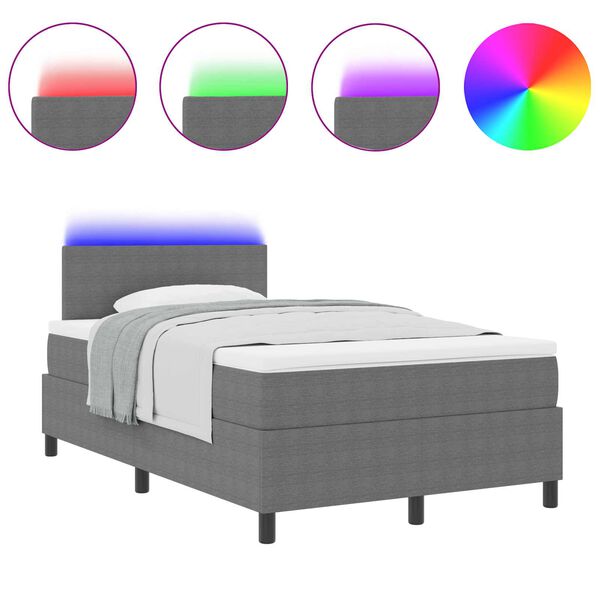 vidaXL LED &Kappa;&rho;&epsilon;&beta;ά&tau;&iota; &mu;&epsilon; &beta;ά&theta;&rho;&omicron; &Alpha;&nu;&omicron;&iota;&chi;&tau;ό &Gamma;&kappa;&rho;&iota; &kappa;&alpha;&iota; &Lambda;&epsilon;&upsilon;&kappa;ό 120 x 190 cm