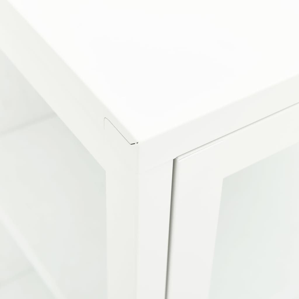 vidaXL Μπουφές 38 x 35 x 70 εκ. Μέταλλο και Γυαλί