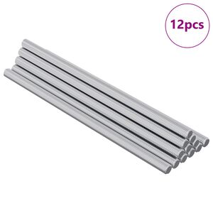 vidaXL &Rho;ά&beta;&delta;&omicron;&sigmaf; &Mu;&epsilon; &Sigma;&pi;&epsilon;ί&rho;&omega;&mu;&alpha; 12 pcs &Alpha;&sigma;&eta;&mu;ί 6 x 135 mm &Alpha;&tau;&sigma;ά&lambda;&iota;