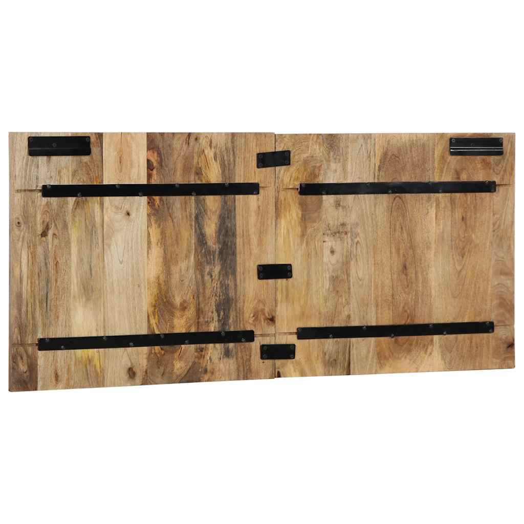 vidaXL κεφαλάρι 120 cm μασίφ ακατέργαστο ξύλο Mango
