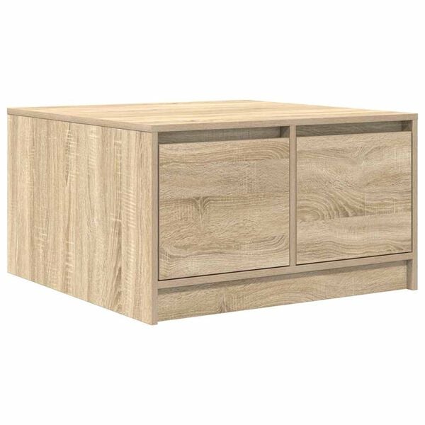 vidaXL Τραπεζάκι σαλονιού με συρτάρια Sonoma Δρυς 70,5x70x40 εκ.