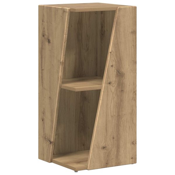 vidaXL &Pi;&lambda;&epsilon;&upsilon;&rho;&iota;&kappa;ό &Rho;ά&phi;&iota; Artisan Oak 33 x 32 x 70,5 &epsilon;&kappa; &Epsilon;&pi;&epsilon;&xi;&epsilon;&rho;&gamma;&alpha;&sigma;&mu;έ&nu;&omicron; &xi;ύ&lambda;&omicron;