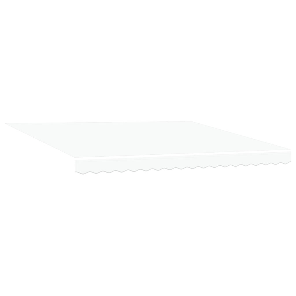 vidaXL Χειροκίνητη Ανασυρόμενη Τέντα Λευκή 400x300 cm