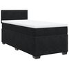 vidaXL &Kappa;&rho;&epsilon;&beta;ά&tau;&iota; Boxspring &mu;&epsilon; &Sigma;&tau;&rho;ώ&mu;&alpha; &Mu;&alpha;ύ&rho;&omicron; 90x190 &epsilon;&kappa;. &Beta;&epsilon;&lambda;&omicron;ύ&delta;&iota;&nu;&omicron;