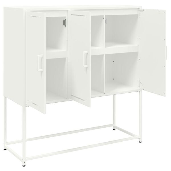 vidaXL Ντουλάπι Λευκό 100,5x39x107 εκ. Ατσάλινος