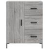 vidaXL Ντουλάπι Γκρι Sonoma 69,5 x 34 x 180 εκ. Επεξεργασμένο Ξύλο