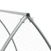 vidaXL Κλουβί Κουνελιών Ασημί 300x105x120 εκ. από Γαλβανισμένο Χάλυβα