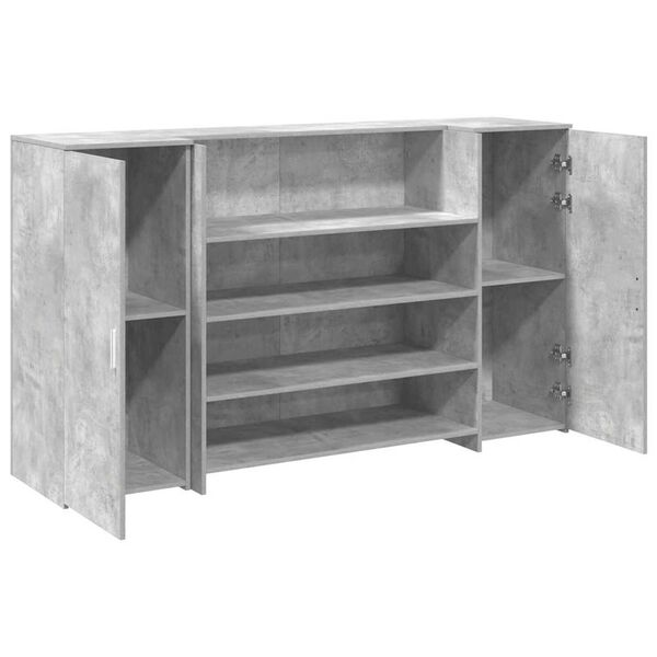 vidaXL Γραφείο υποδοχής 180x50x103,5εκ. Επεξεργασμένο Ξύλο