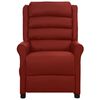 vidaXL Πολυθρόνα Μασάζ Ηλεκτρική Μπορντό από Συνθετικό Δέρμα