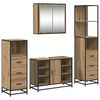 vidaXL &Sigma;&epsilon;&tau; &Epsilon;&pi;ί&pi;&lambda;&omega;&nu; &Mu;&pi;ά&nu;&iota;&omicron;&upsilon; 4 &tau;&mu;&chi;. Artisan Oak 80 x 33 x 60 &epsilon;&kappa;