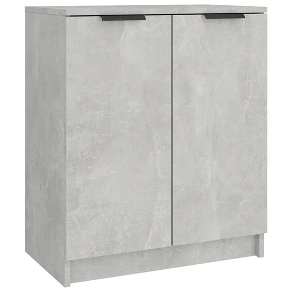vidaXL Παπουτσοθήκη Γκρι Σκυροδέματος 59x35x70 εκ. Επεξεργασμένο Ξύλο