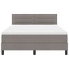 vidaXL &Kappa;&rho;&epsilon;&beta;ά&tau;&iota; &mu;&epsilon; &epsilon;&lambda;&alpha;&tau;ή&rho;&iota;&alpha; &mu;&epsilon; &sigma;&tau;&rho;ώ&mu;&alpha; Taupe 140 x 190 cm ύ&phi;&alpha;&sigma;&mu;&alpha;