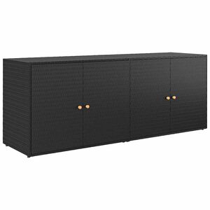 vidaXL &Nu;&tau;&omicron;&upsilon;&lambda;ά&pi;&iota; &Alpha;&pi;&omicron;&theta;ή&kappa;&epsilon;&upsilon;&sigma;&eta;&sigmaf; &Kappa;ή&pi;&omicron;&upsilon; &Mu;&alpha;ύ&rho;&omicron; 198 x 55,5 x 80 &epsilon;&kappa;. &alpha;&pi;ό &Sigma;&upsilon;&nu;&theta;&epsilon;&tau;&iota;&kappa;ό &Rho;&alpha;&tau;ά&nu;