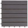 vidaXL Πλακάκια Deck 20 τεμ. Γκρι Πατίνα 30x30 εκ. Μασίφ Ξύλο Ακακίας