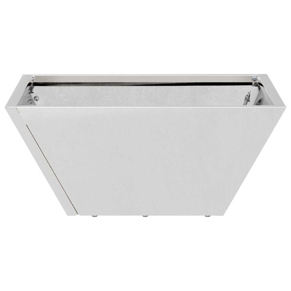 vidaXL Γλάστρα Κήπου 35x35x15 εκ. Ανοξείδωτο Ατσάλι
