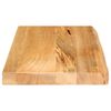 vidaXL Επιφάνεια Τραπεζιού 60x20x3,8 εκ. Live Edge Μασίφ Ξύλο Μάνγκο