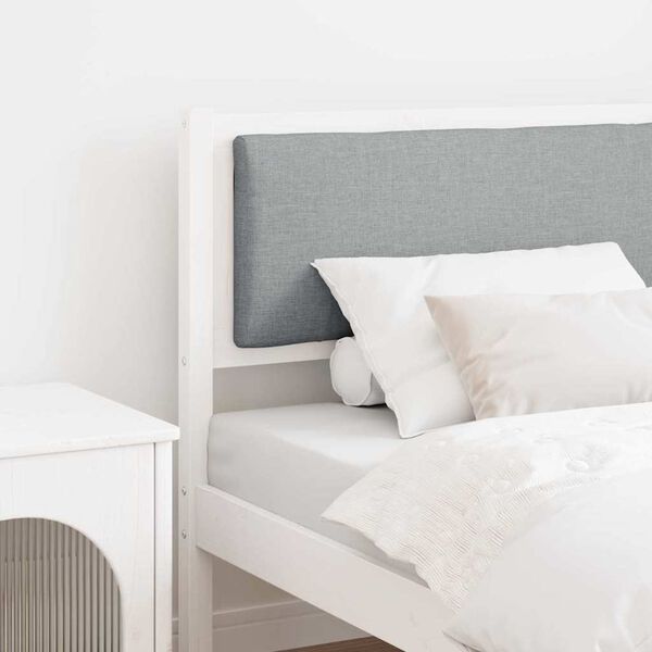 vidaXL Κεφαλάρι Άλλο Λευκό 90 cm Μασίφ ξύλο πεύκου