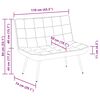 vidaXL Πάγκος Ανοιχτό Γκρι 110x74x84 εκ. Βελούδινος