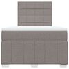 vidaXL &Kappa;&rho;&epsilon;&beta;ά&tau;&iota; Boxspring &mu;&epsilon; &Sigma;&tau;&rho;ώ&mu;&alpha; Taupe 120x200 &epsilon;&kappa;. &Upsilon;&phi;&alpha;&sigma;&mu;ά&tau;&iota;&nu;&omicron;