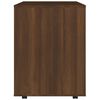 vidaXL Ντουλάπι Με Ροδάκια Καφέ Δρυς 60 x 53 x 72 εκ. Επεξεργ. Ξύλο