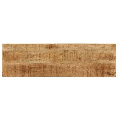 vidaXL Τραπέζι Κονσόλα 120 x 35 x 76 εκ. από Μασίφ Ξύλο Μάνγκο/Ατσάλι