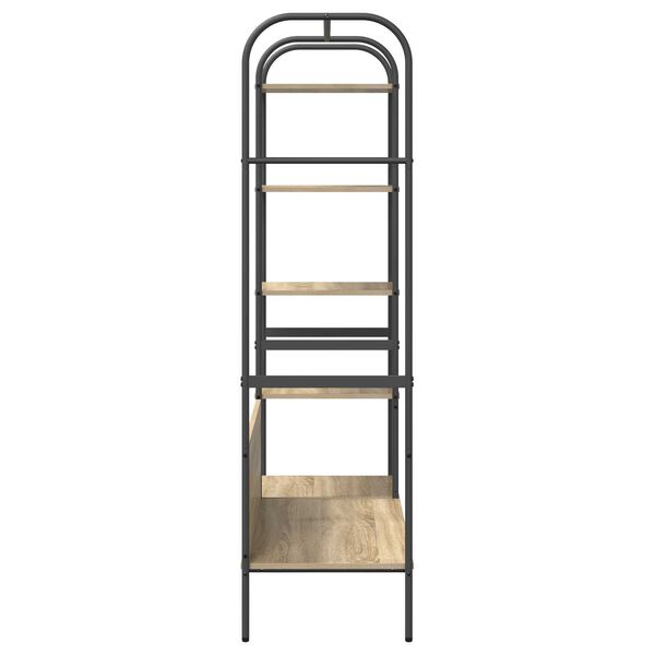 vidaXL Ράφι Ρούχων με ράφι Καφέ 120 x 44 x 160 εκ Επεξεργασμένο ξύλο