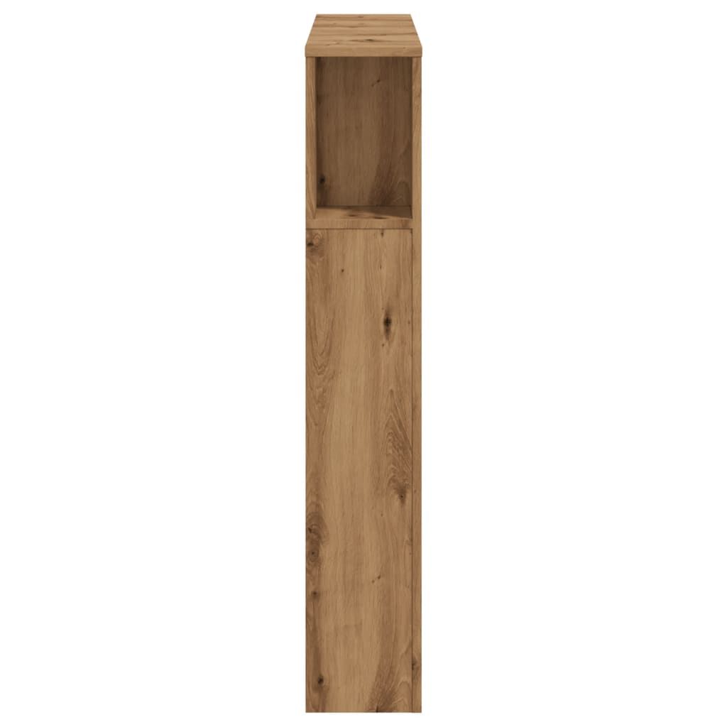vidaXL Ντουλάπι κεφαλάρι Δρυς τεχνίτης 100x19x104,5 cm