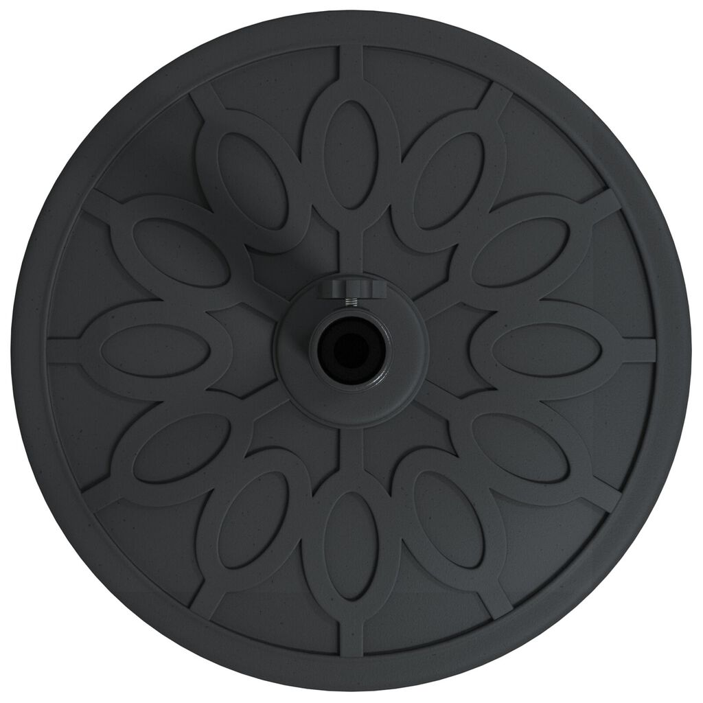vidaXL Βάση Ομπρέλας με Ρόδες για Πόλους Ø38-48 mm 13 kg Στρογγυλή