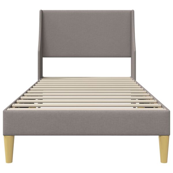 vidaXL &Sigma;&kappa;&epsilon;&lambda;&epsilon;&tau;ό&sigmaf; &Kappa;&rho;&epsilon;&beta;&alpha;&tau;&iota;&omicron;ύ &mu;&epsilon; &kappa;&epsilon;&phi;&alpha;&lambda;ά&rho;&iota; Taupe 90 x 190 cm ύ&phi;&alpha;&sigma;&mu;&alpha;