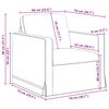 vidaXL &Sigma;&epsilon;&tau; &Kappa;&alpha;&nu;&alpha;&pi;έ 2 pcs &Sigma;&kappa;&omicron;ύ&rho;&omicron; &Pi;&rho;ά&sigma;&iota;&nu;&omicron; 228 x 78 x 80 &epsilon;&kappa; &Beta;&epsilon;&lambda;&omicron;ύ&delta;&omicron;