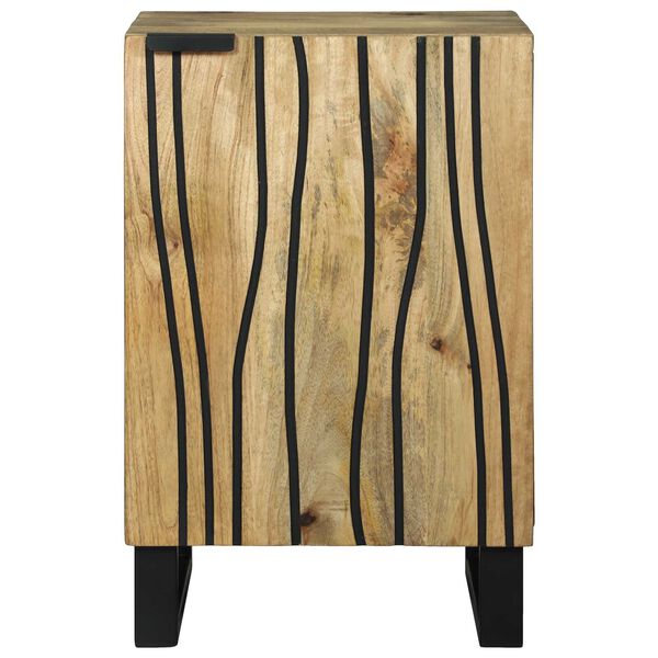 vidaXL Ντουλάπι Μπάνιου 38x33.5x58 cm από Μάνγκο και Επεξεργασμένο Ξύλο