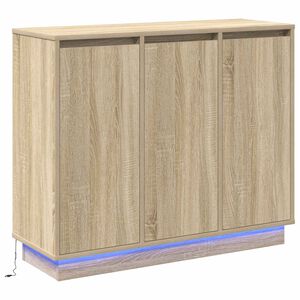 vidaXL &Pi;&lambda;&epsilon;&upsilon;&rho;&iota;&kappa;ό &Tau;&rho;&alpha;&pi;έ&zeta;&iota; LED &Delta;&rho;ύ&sigmaf; Sonoma 90 x 32 x 75 &epsilon;&kappa;.