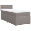 vidaXL &Kappa;&rho;&epsilon;&beta;ά&tau;&iota; Boxspring &mu;&epsilon; &Sigma;&tau;&rho;ώ&mu;&alpha; Taupe 100 x 200 &epsilon;&kappa;. &Upsilon;&phi;&alpha;&sigma;&mu;ά&tau;&iota;&nu;&omicron;