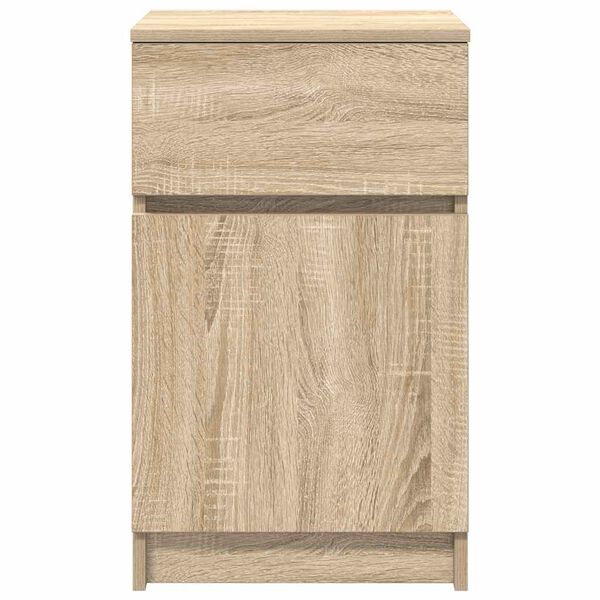 vidaXL Κομοδίνα 2 τεμ. Sonoma Δρυς 39x35x65 εκ. από Επεξεργασμένο Ξύλο